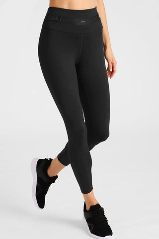 SKYE CROP LEGGINGS - BLACK